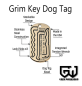 Preview: GRIM WORKSHOP®: Key Dog Tag: Tactical Lock Pick Set